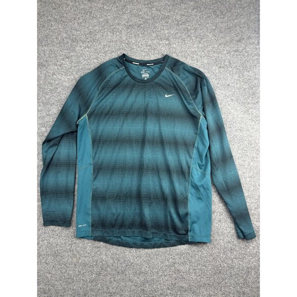 Nike Running Shirt Mens XL Dri-FIT Long Sleeve Athletic Lightweight Pullover - Picture 1 of 6